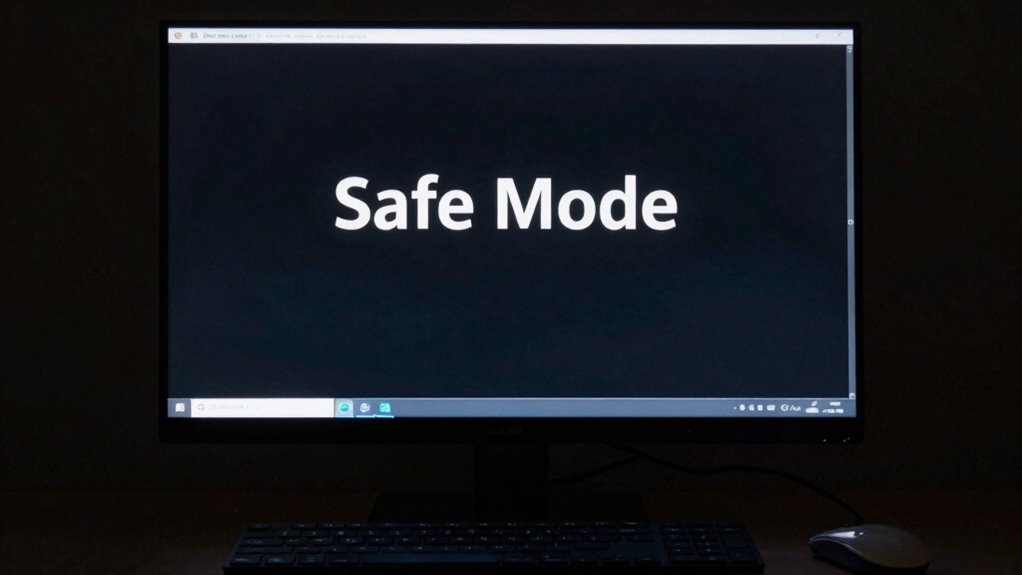 access safe mode menu