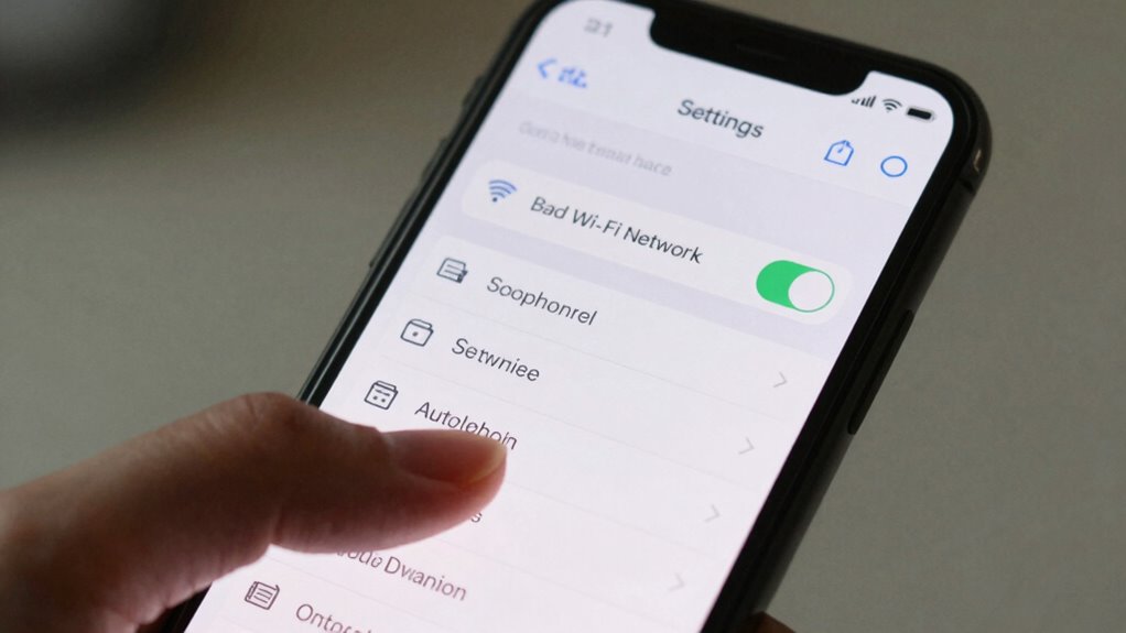 access wi fi network details