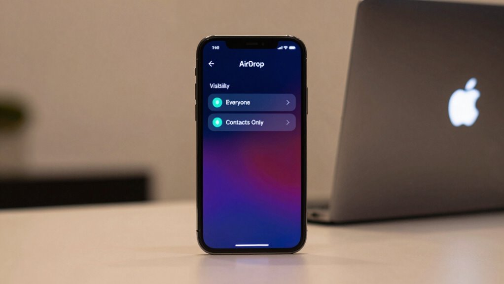 adjust airdrop sharing settings