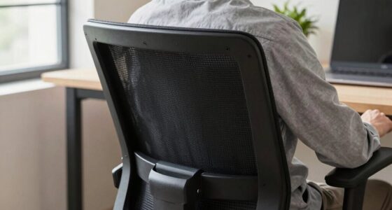 adjust armrest height for shoulder pain