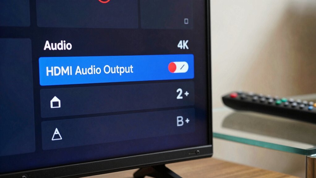 adjust hdmi audio settings properly
