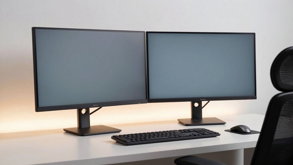 align monitor height and tilt