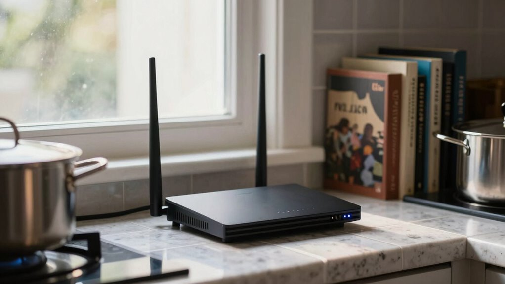 avoid obstructed router placement