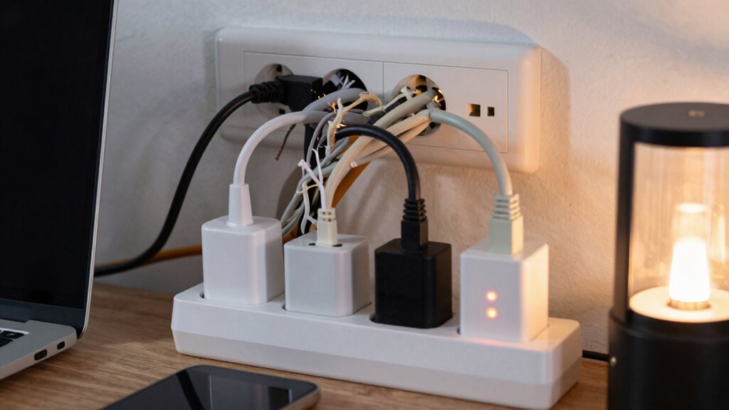 avoid overloading power circuits