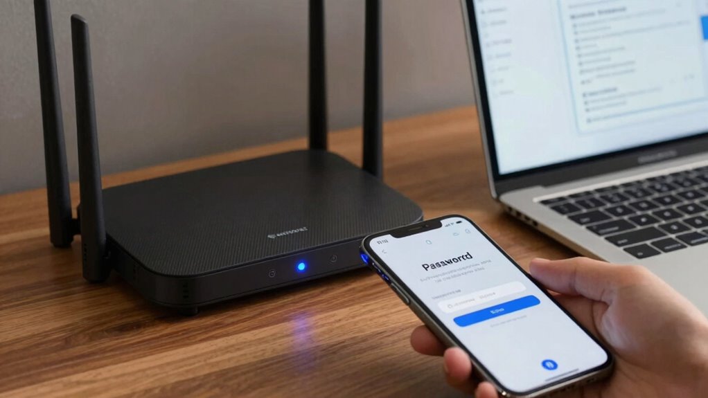 change router password securely