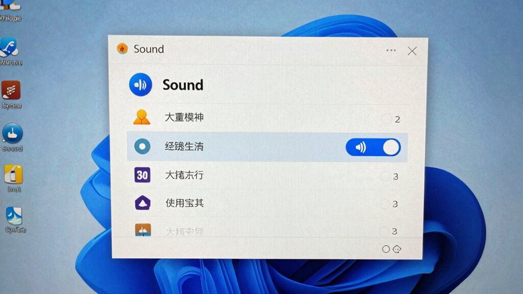 check app and system audio