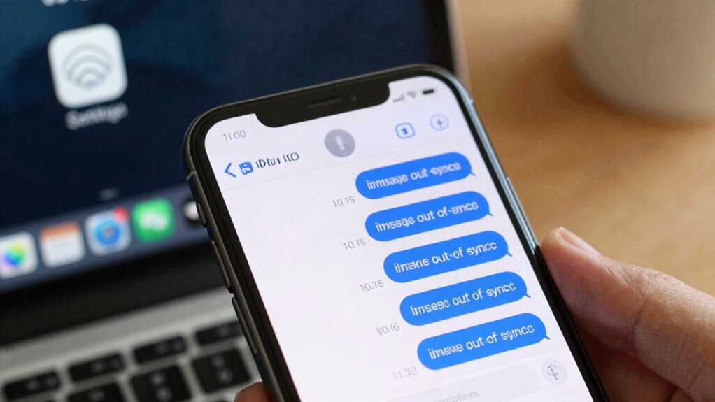 check apple id and imessage settings