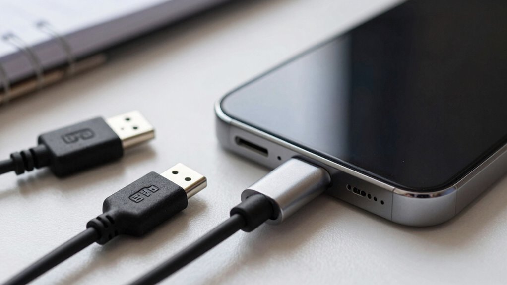 check cable and adapter integrity