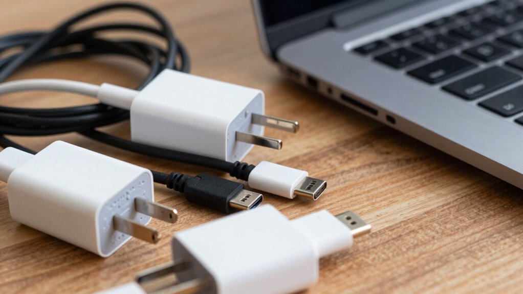 check cables clean ports