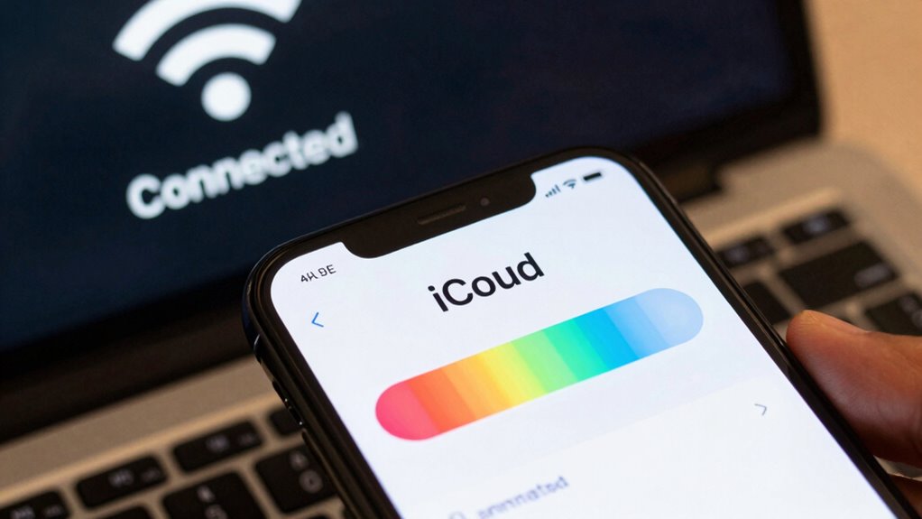 check internet and icloud status