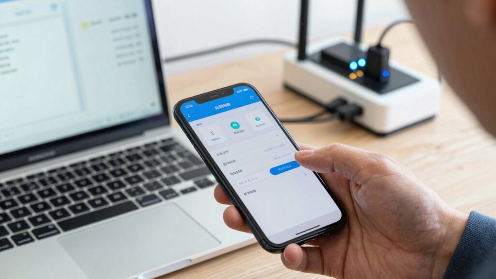 check network and power sources