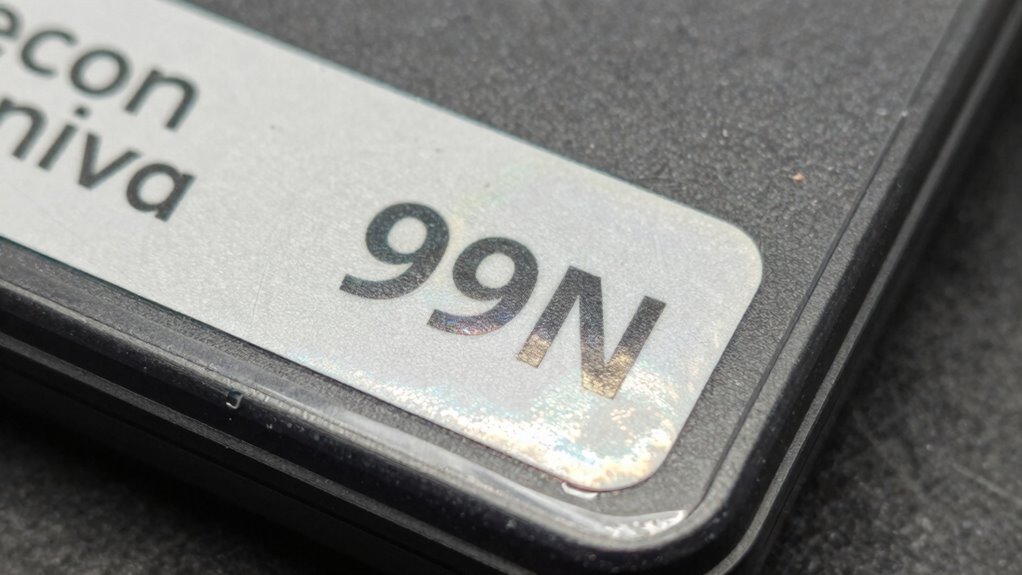 check packaging for authenticity