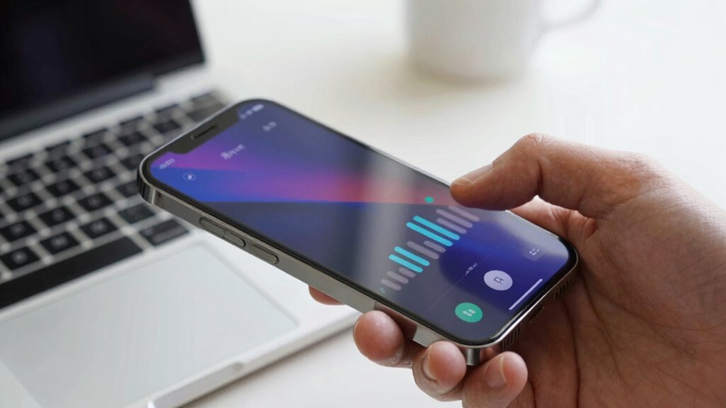 check volume and microphone