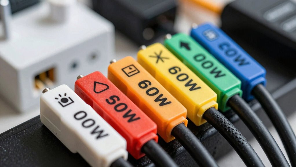 choose cables by color