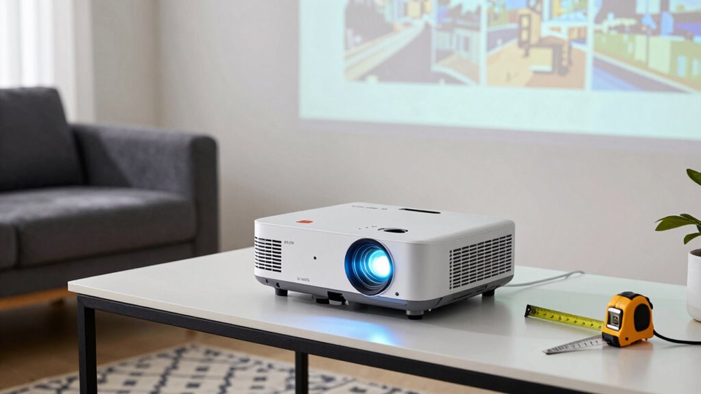 choosing projector throw ratio