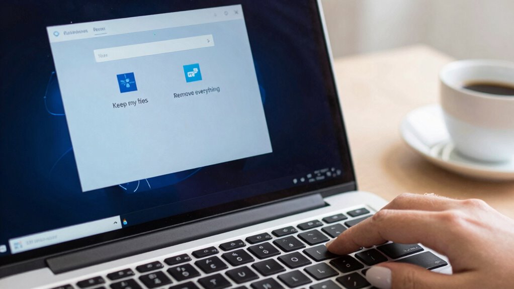 choosing the appropriate reset method