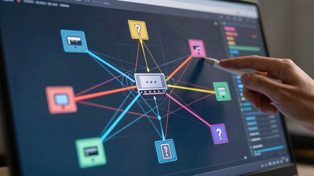 create and categorize network map