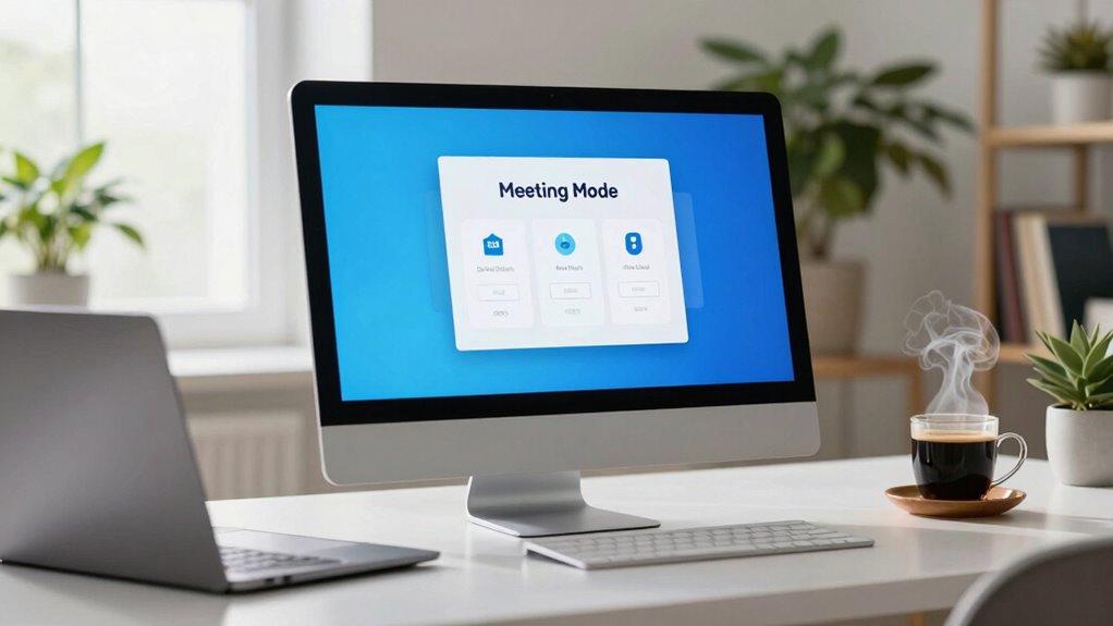 create focused meeting environment