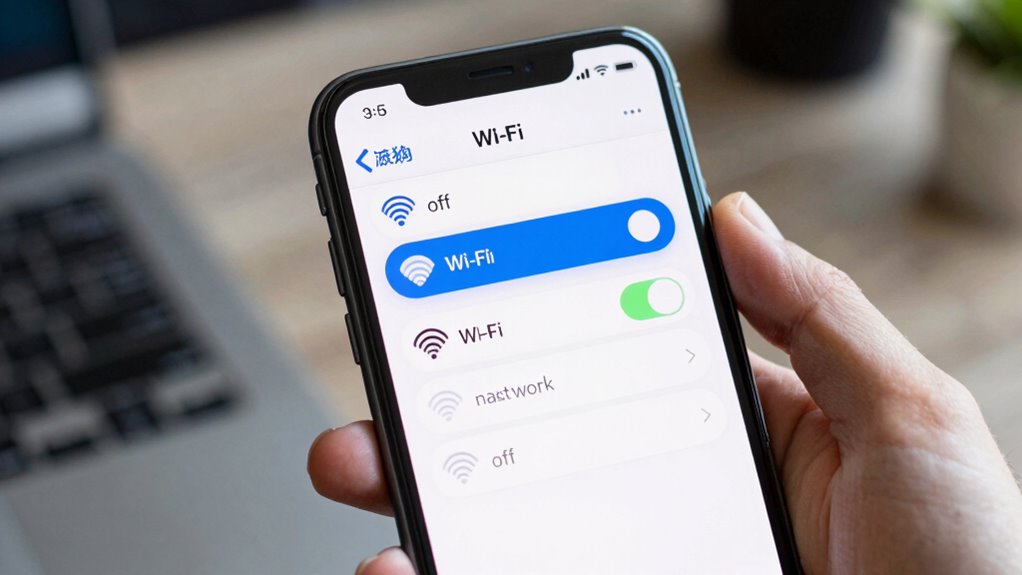 disable auto join wi fi networks