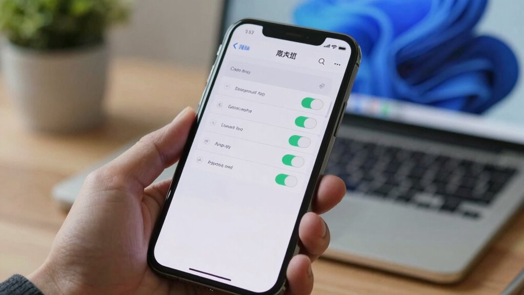 disable background app permissions