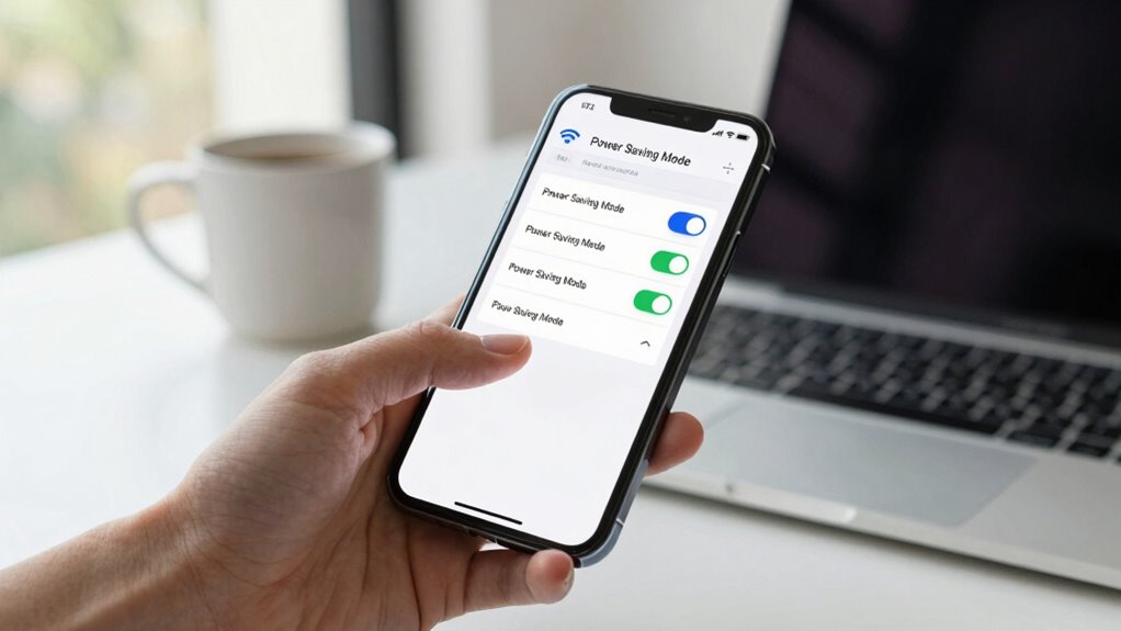 disable power saving wi fi