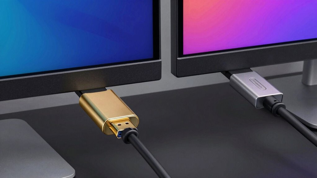 displayport offers durability and color