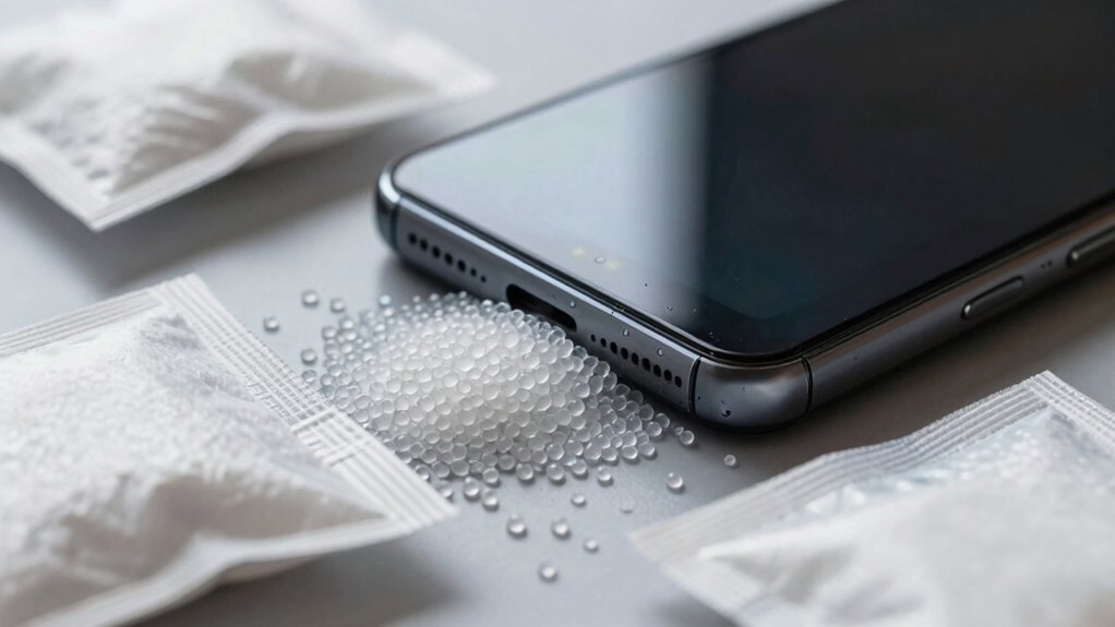 drying with moisture absorbing agents