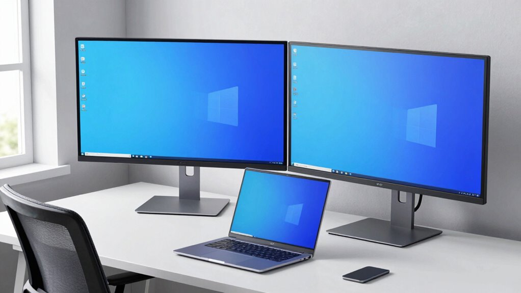 dual monitors for comfort