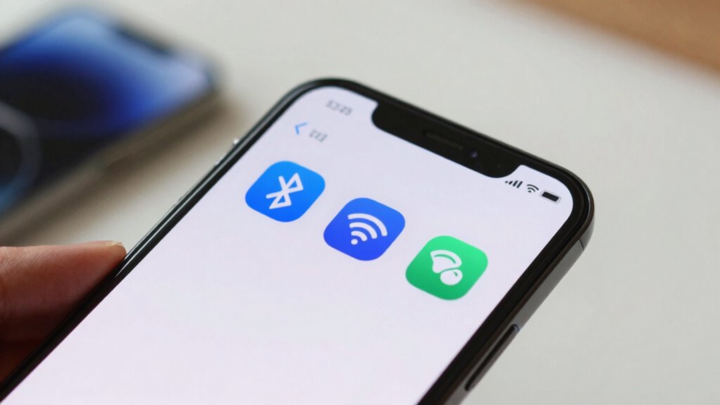 enable bluetooth and wi fi