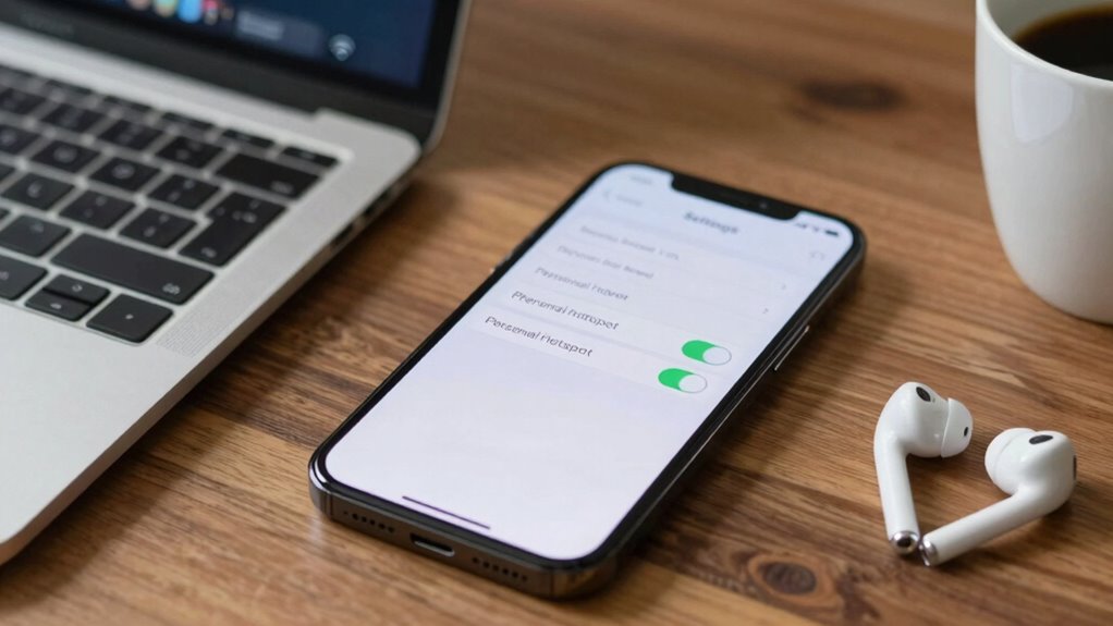 enable hotspot with security
