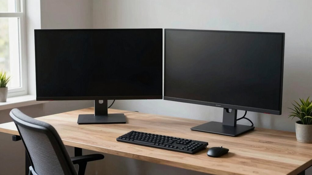 ergonomic workspace for comfort