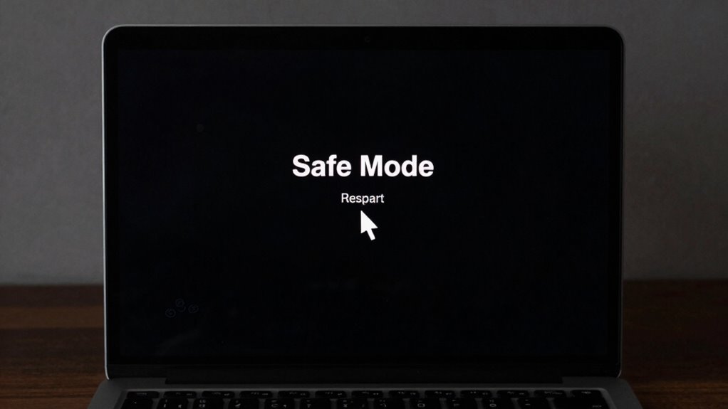 exit safe mode properly