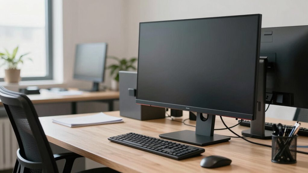 eye level monitor positioning