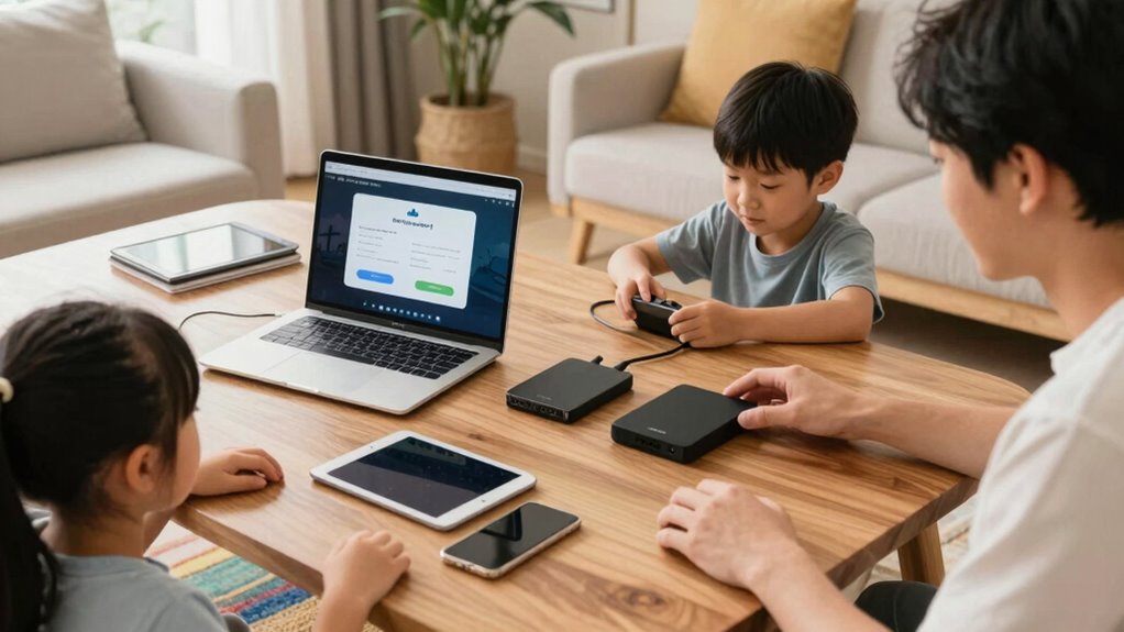 family backup ensures data safety