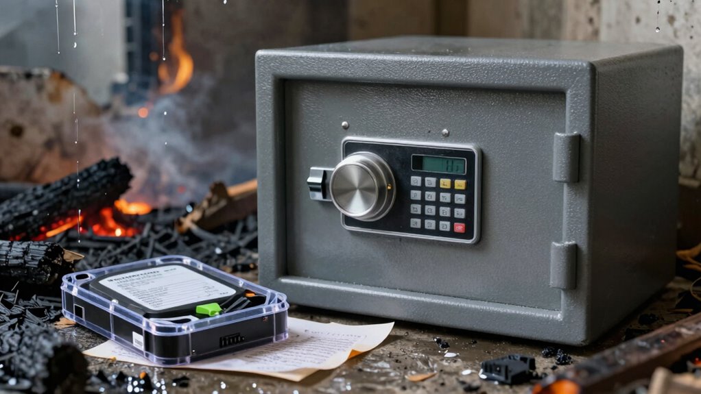 fireproof waterproof backup storage