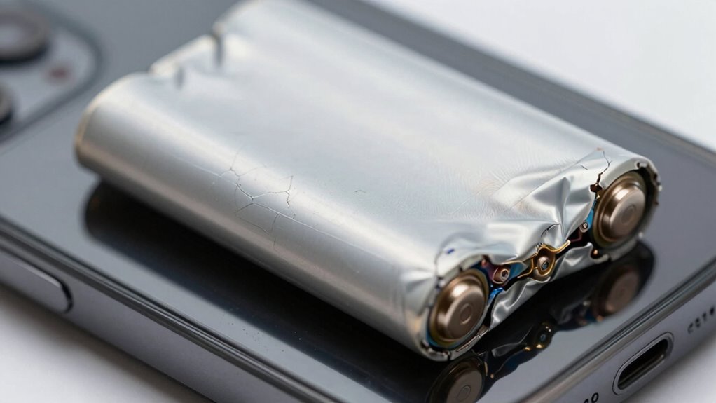 handle swollen batteries safely