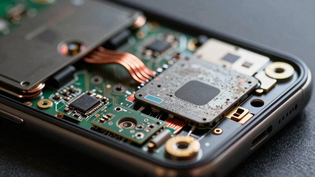 hardware damage affects call quality