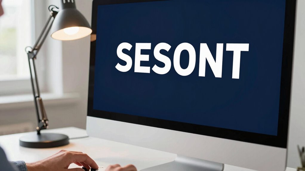 improve on screen text readability