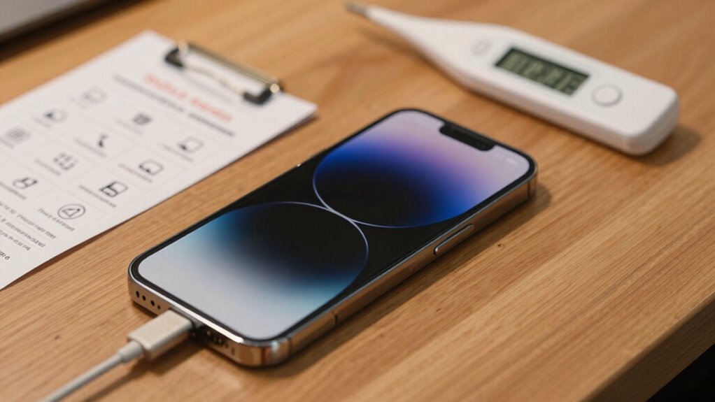 keep device cool during charging