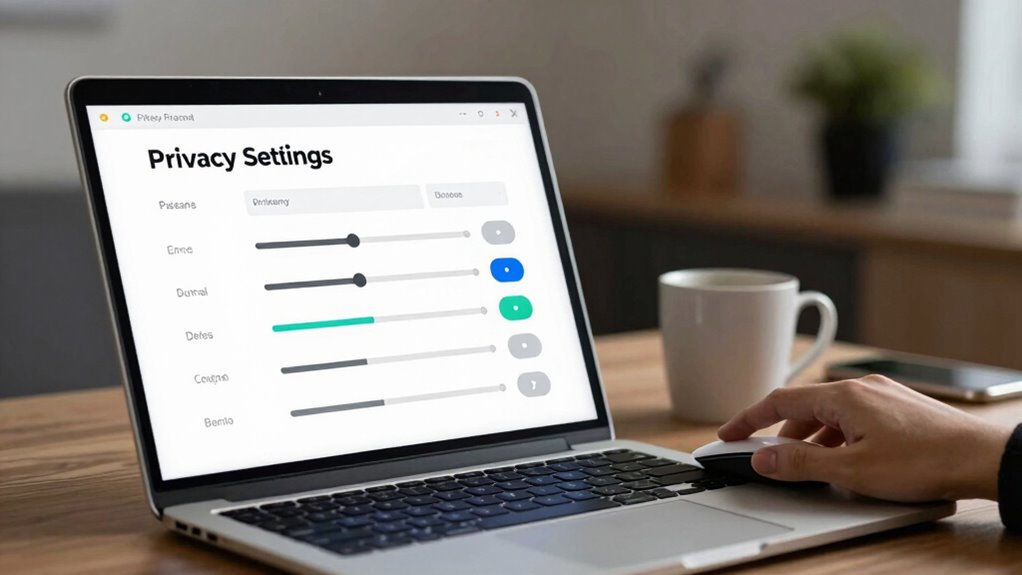 manage privacy and visibility