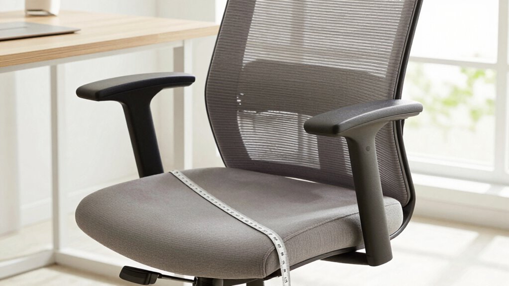 measure seat depth accurately