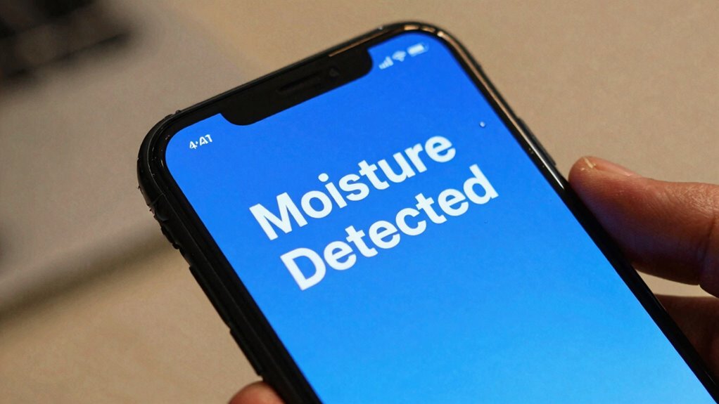 moisture warning safety precautions