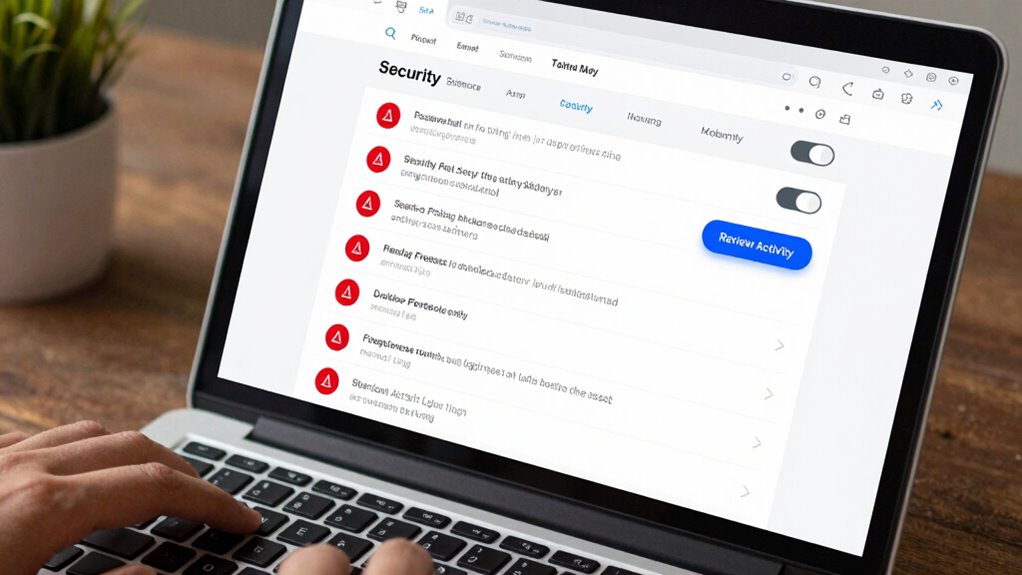 monitor account activity regularly