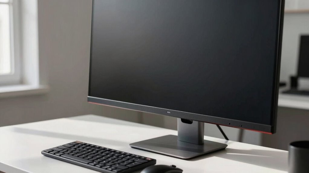 monitor at eye level