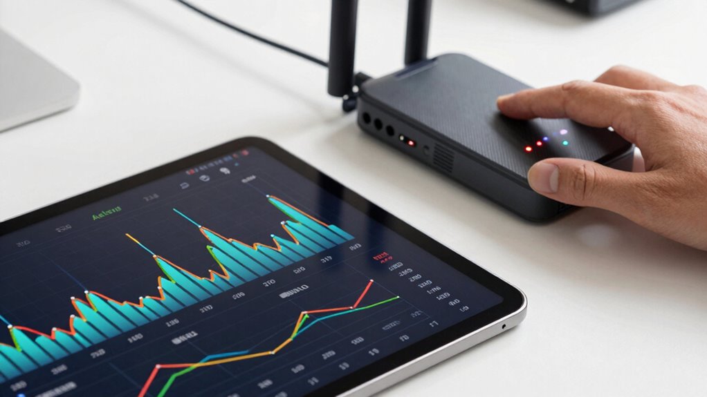 monitor signal and data usage