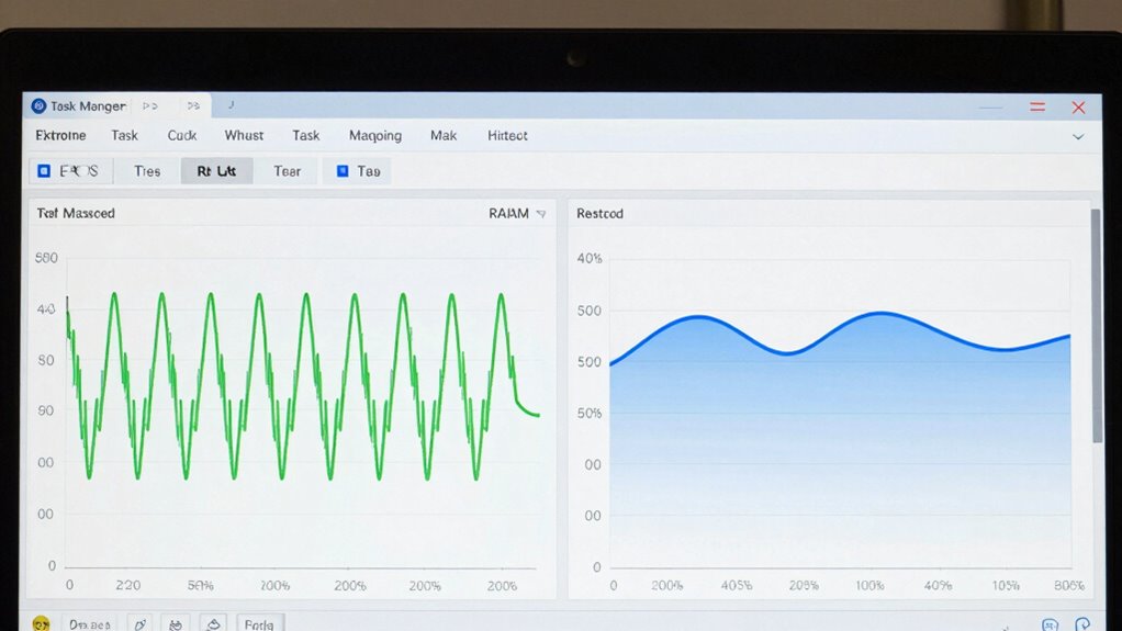 normal cpu and ram patterns
