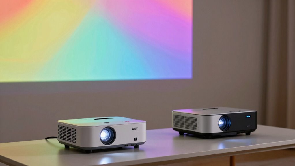 optical design and projection distance