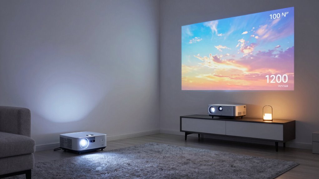 optimal room size and lighting