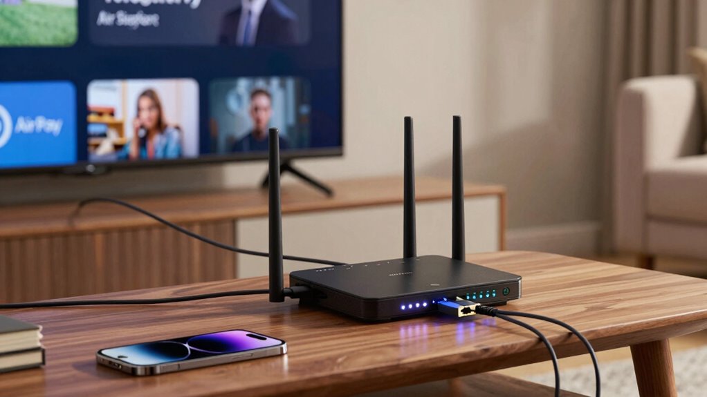 optimize airplay network settings