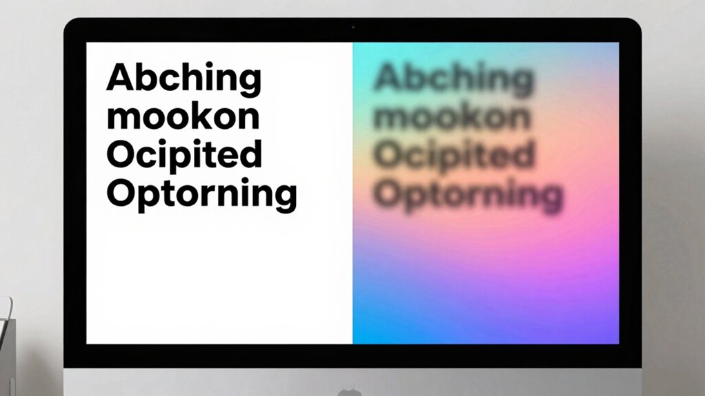 optimize display for clarity